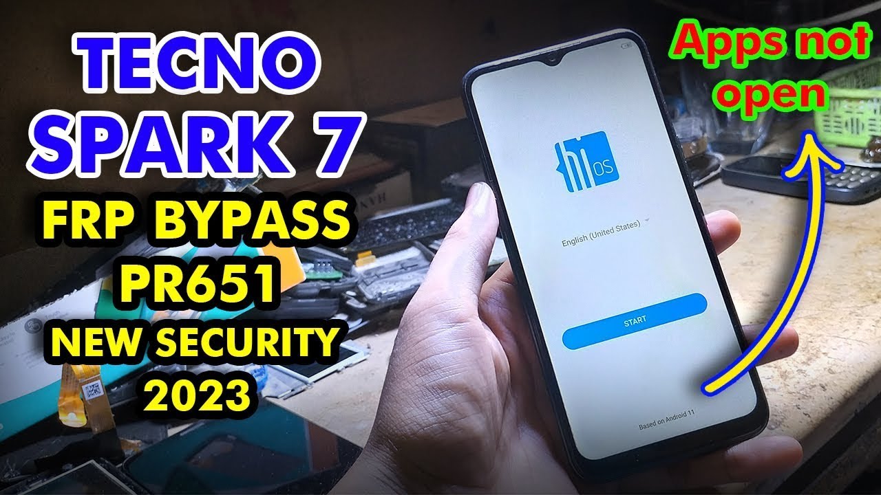 Tecno Spark 7 Frp Bypass Android 11 2023 | PR651 Frp Bypass Without Pc | Unisoft Pk