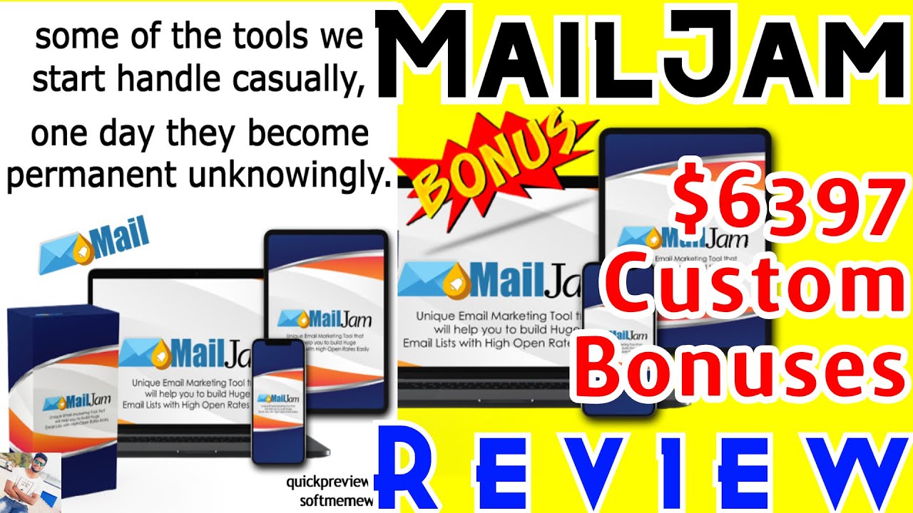 MailJam Review & Demo 🔥 with Epic $6397 Custom Bonus 🔴 WAIT Get it with my BONUSES 🔥 Mail Jam BONUS