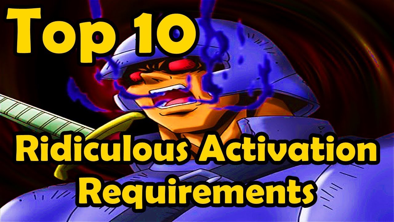 Top 10 Cards With Ridiculous Activation Requirements YuGiOh