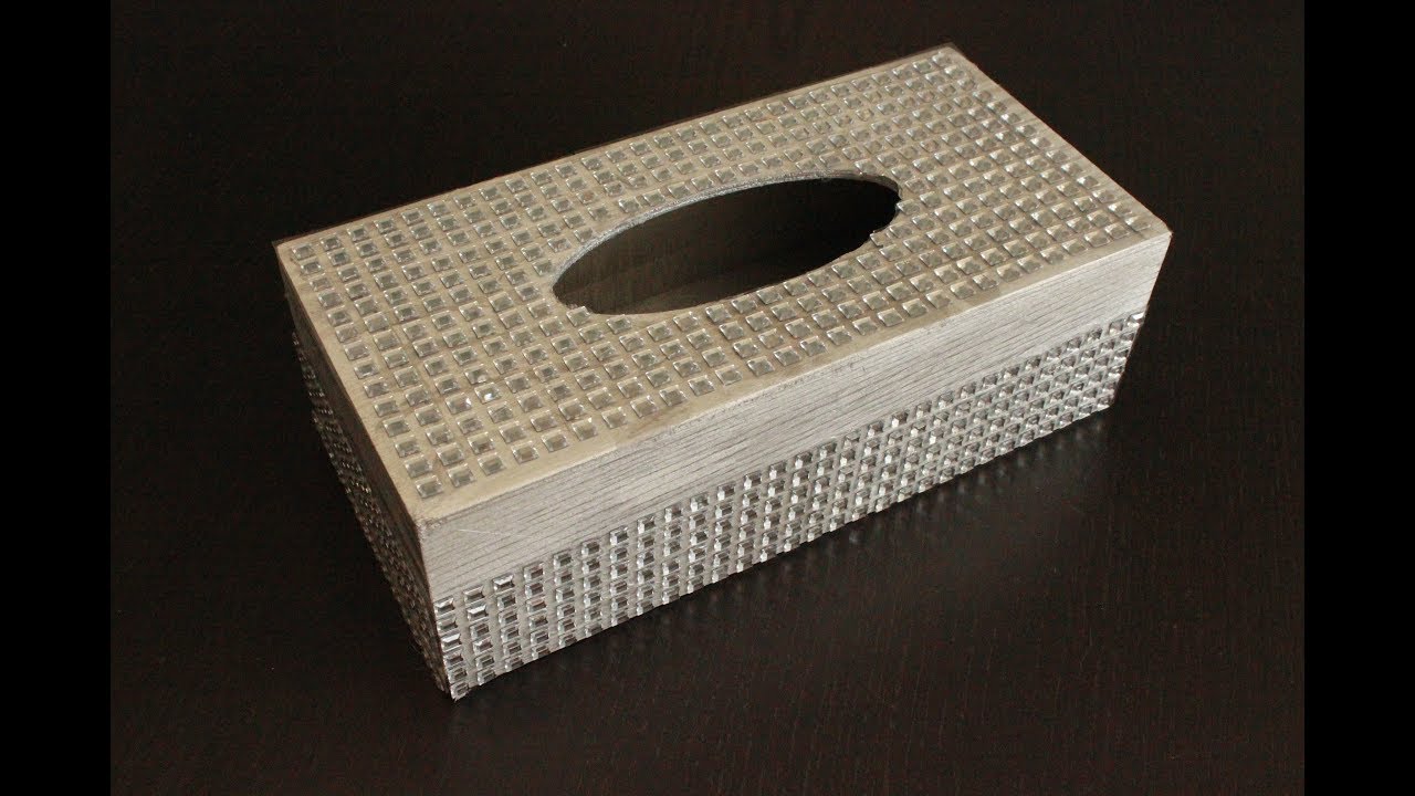 DIY COMO DECORE UNA CAJA PARA PAÑUELOS