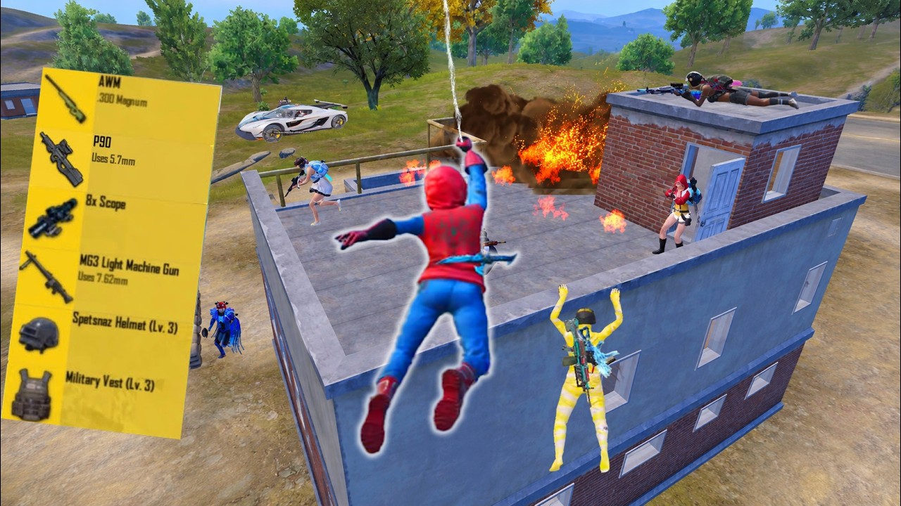 MY HARDEST SPIDERMAN MODE GAMEPLAY 🥶 pubg mobile bgmi
