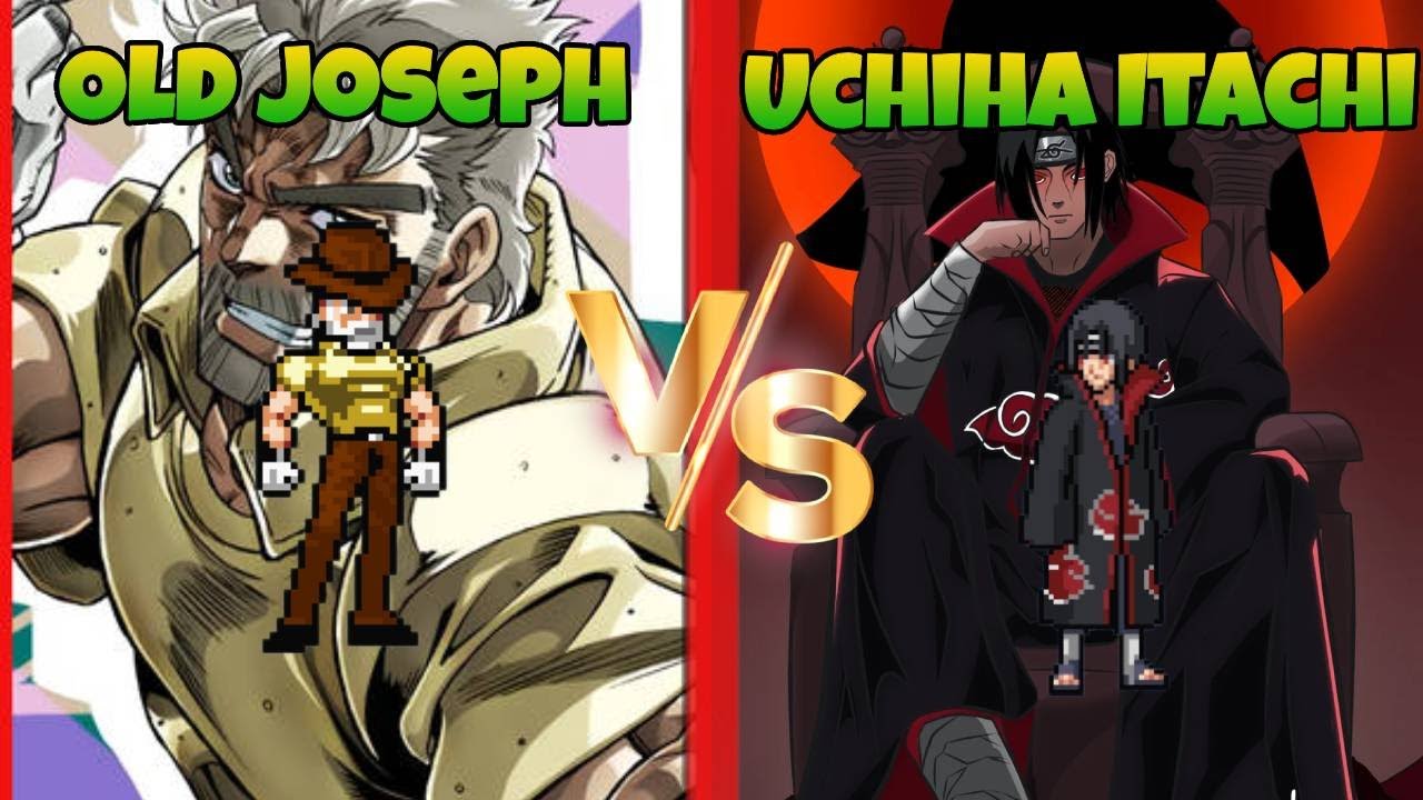 Jump Force MUGEN Old Joseph vs Uchiha Itachi