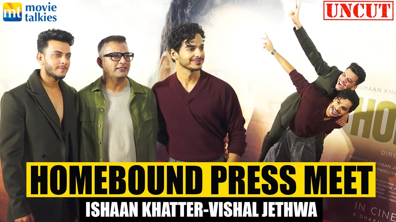 Oscar 2026-Nominated Film HOMEBOUND Press Meet: Ishaan Khatter, Vishal Jethwa, Janhvi, Neeraj |UNCUT