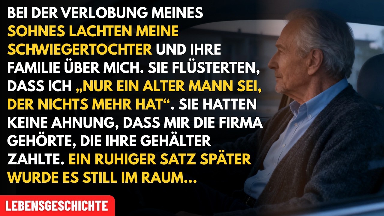 Sie verspotteten mich bei der Verlobung meines Sohnes – bis ich mich als ihr Chef outete und...
