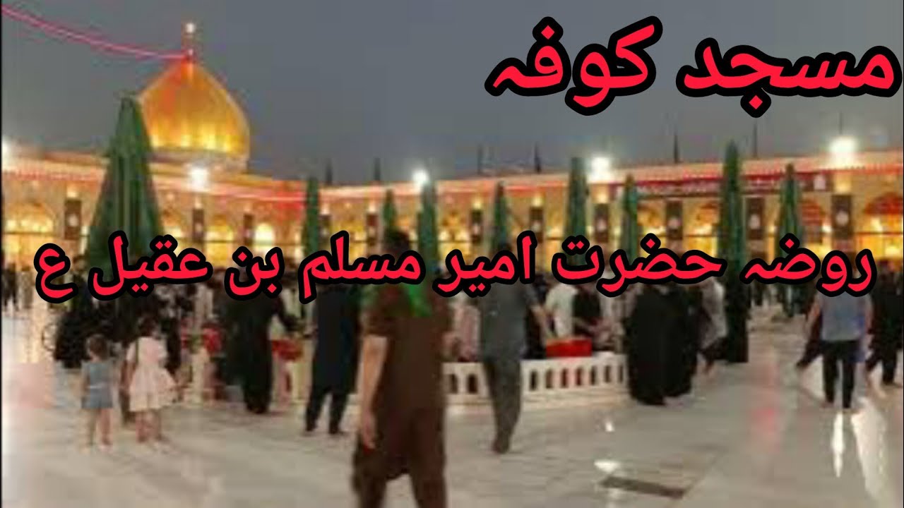 Masajid Kufa #Arbaeen #imam Hussain a.s #karbala #khawajaMajalis #ZawarAzadariNetwork #QaimAzadari