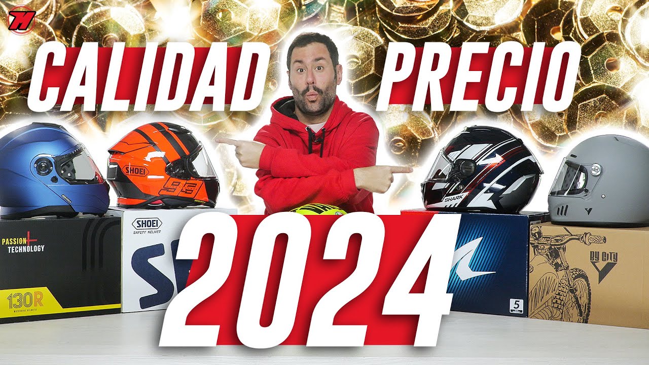 TOP mejores CASCOS moto 🚨 RELACIÓN CALIDAD PRECIO 2024 🔝