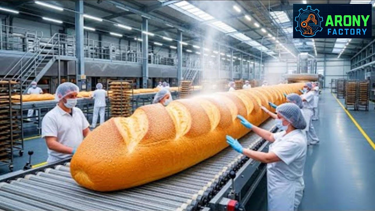 Inside a Modern Bread Factory: From Wheat Grain to Packaged Loaf Bread (Full Process)