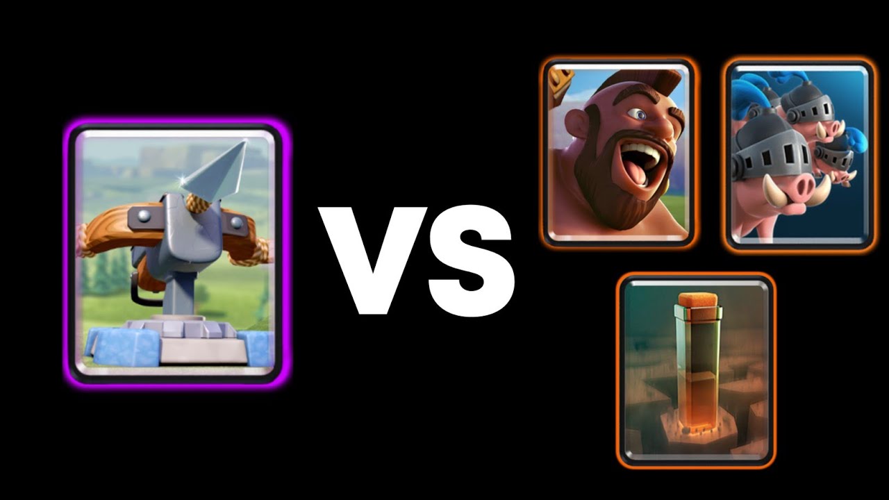 2.9 X-Bow VS Hog Rider, Royal Hogs Earthquake