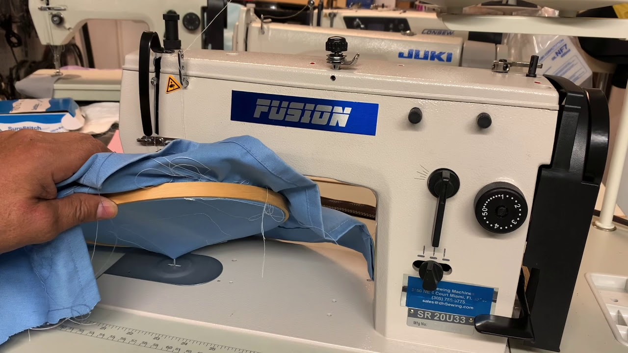 How to use a Singer 20U Style Sewing Machine to do Embroidery
