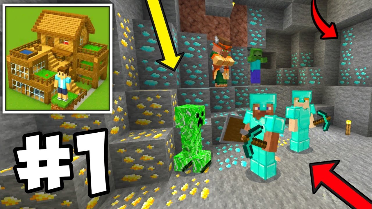How To Find Diamonds Block Craft Building Crazy | New Multiplayer Survival Series Part 1