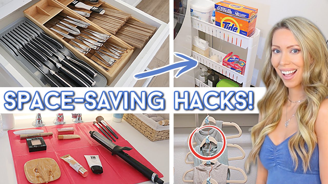12 *GENIUS* SPACE-SAVING STORAGE HACKS FOR YOUR ENTIRE HOME!