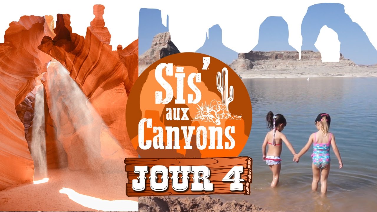 [DAILY VLOG SIS' AUX CANYONS] JOUR 4 - PHOTOS DE RÊVE À ANTELOPE CANYON + PLAGE AU LAC POWELL 📷