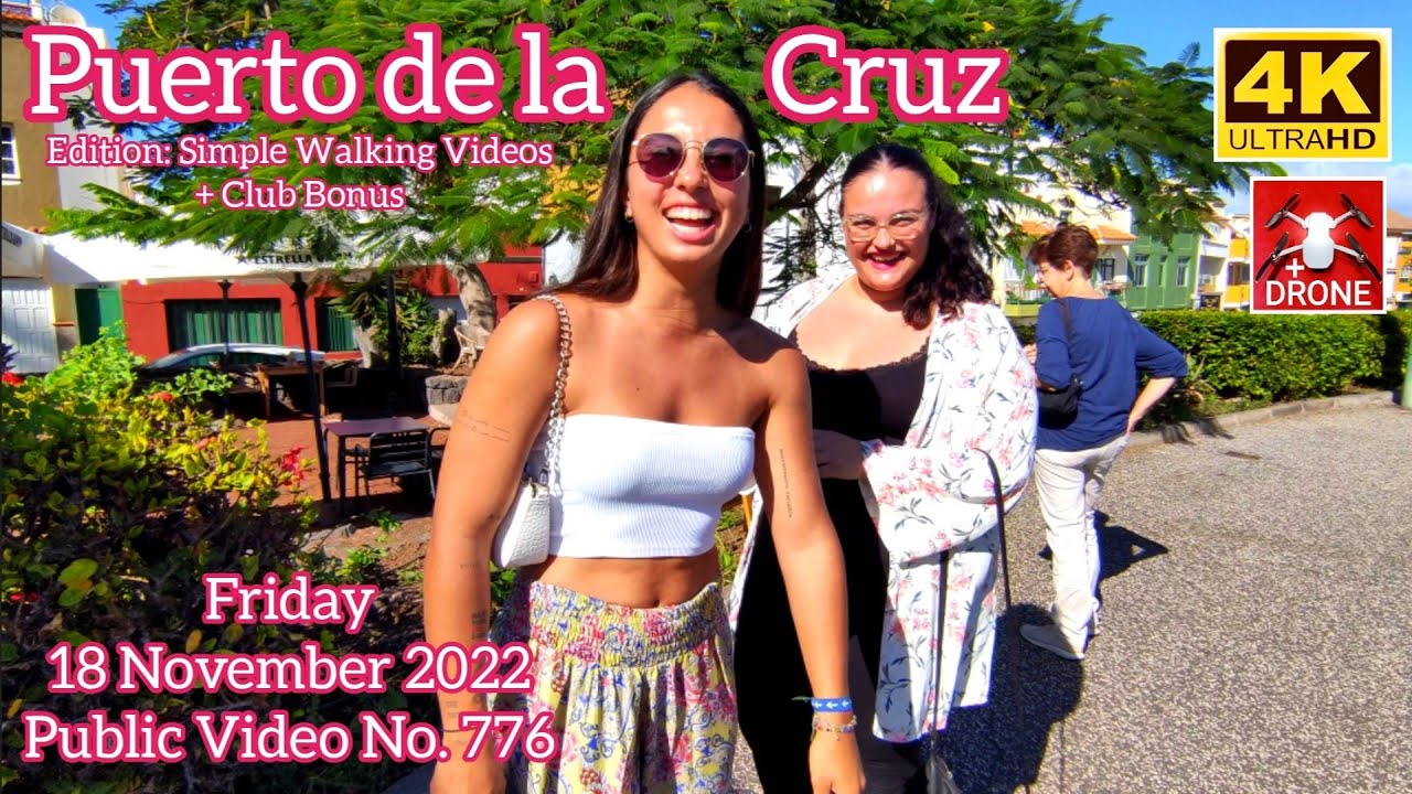 TENERIFE 🏝️ Puerto de la Cruz Canary Islands 18 November 2022 Teneriffa Kanarische Inseln Canarias