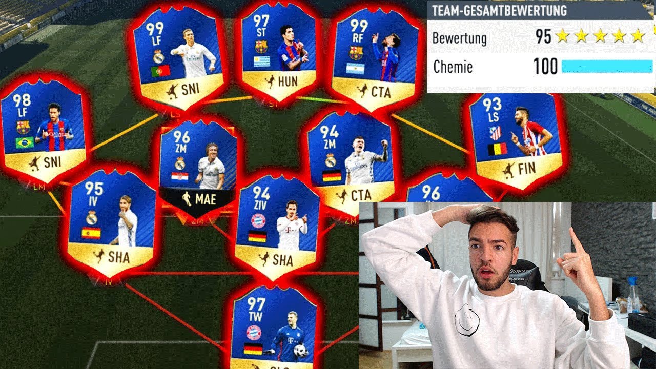 ULTIMATIVE 194 RATED TOTS FUT DRAFT CHALLENGE 🔥😎 FIFA 17 ULTIMATE TEAM