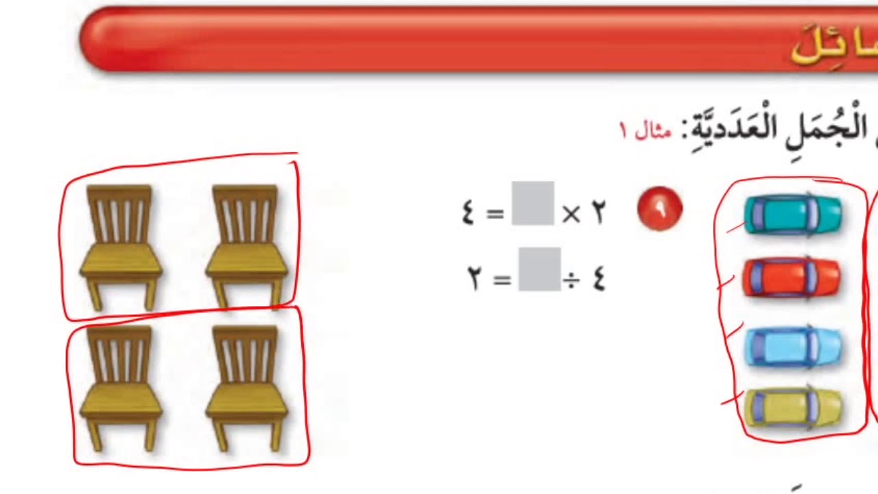 علاقة القسمة بالضرب - رياضيات الصف الثالث ابتدائي الفصل الدراسي الثاني