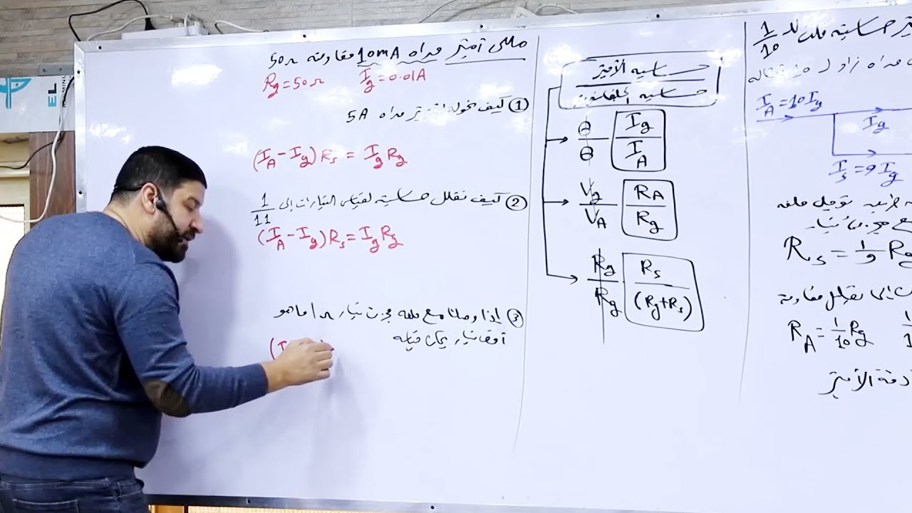 الفيزياء للثانوية العامة 2023 | المحاضرة 12 أجهزة القياس الكهربي
