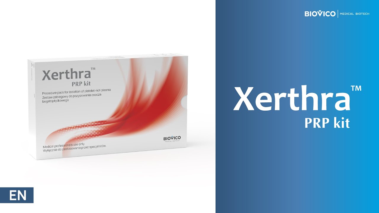 Xerthra™ PRP kit - procedure pack to obtain the platelet-rich plasma