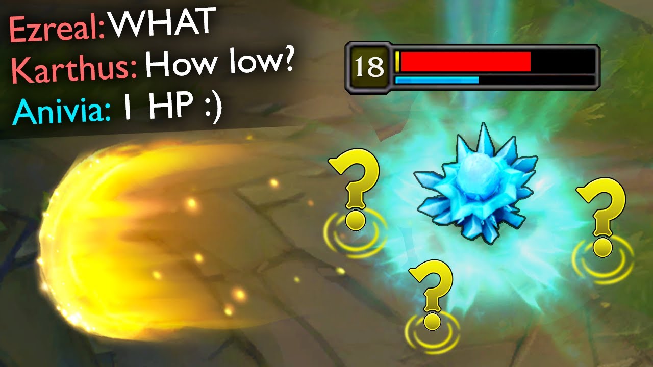 When LOL Players SURVIVE Against All Odds... AMAZING 1 HP MOMENTS (League of Legends)