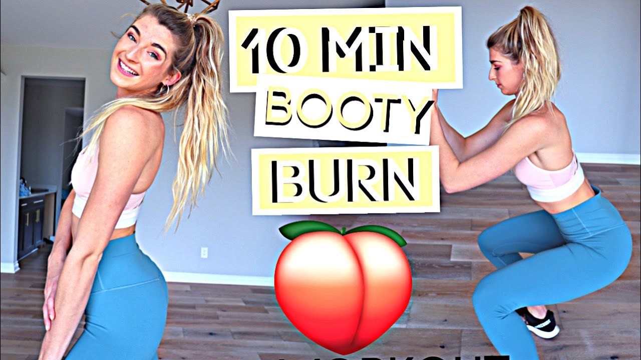 10 Booty Burn // No Equipment- Jatie Vlogs