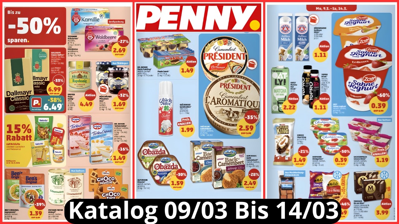 PENNY Deutschland | Neuer Prospekt vom 09/03/26 bis 14/03/26 | Angebote & Aktionen #penny #prospekt