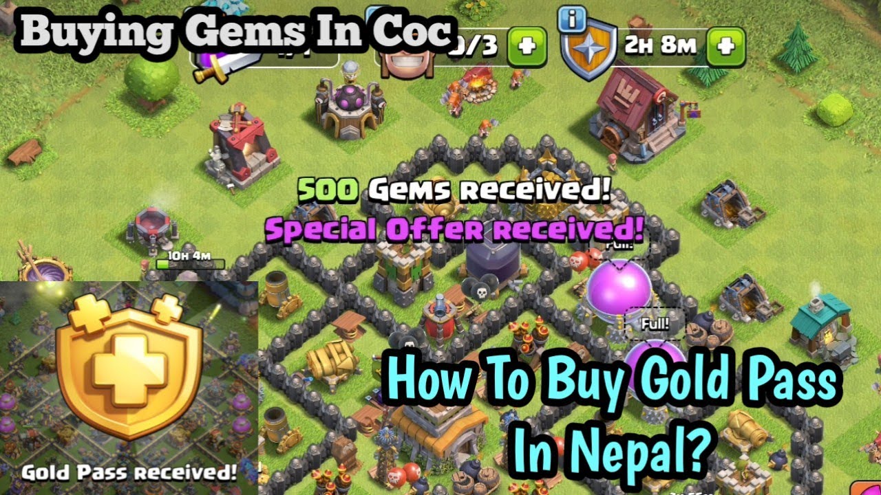 How to buy gems in clash of clans In Nepal in 2 minutes| Buying 500 Gems in Coc In Nepal 