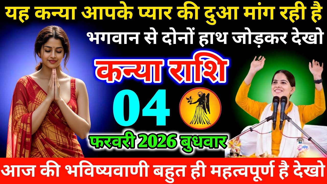 #कन्याराशियह कन्या आपके प्यार की दुआ मांग रही है भगवान से दोनों हाथ जोड़कर देखो 02 फरवरी 2026 सोमवार