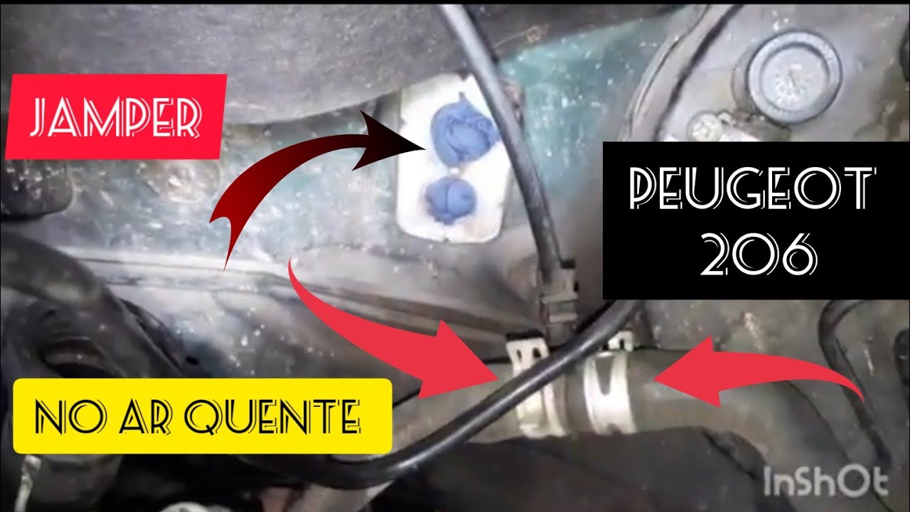 Como JAMPIAR Ar quente  Peugeot 206 | EP-52