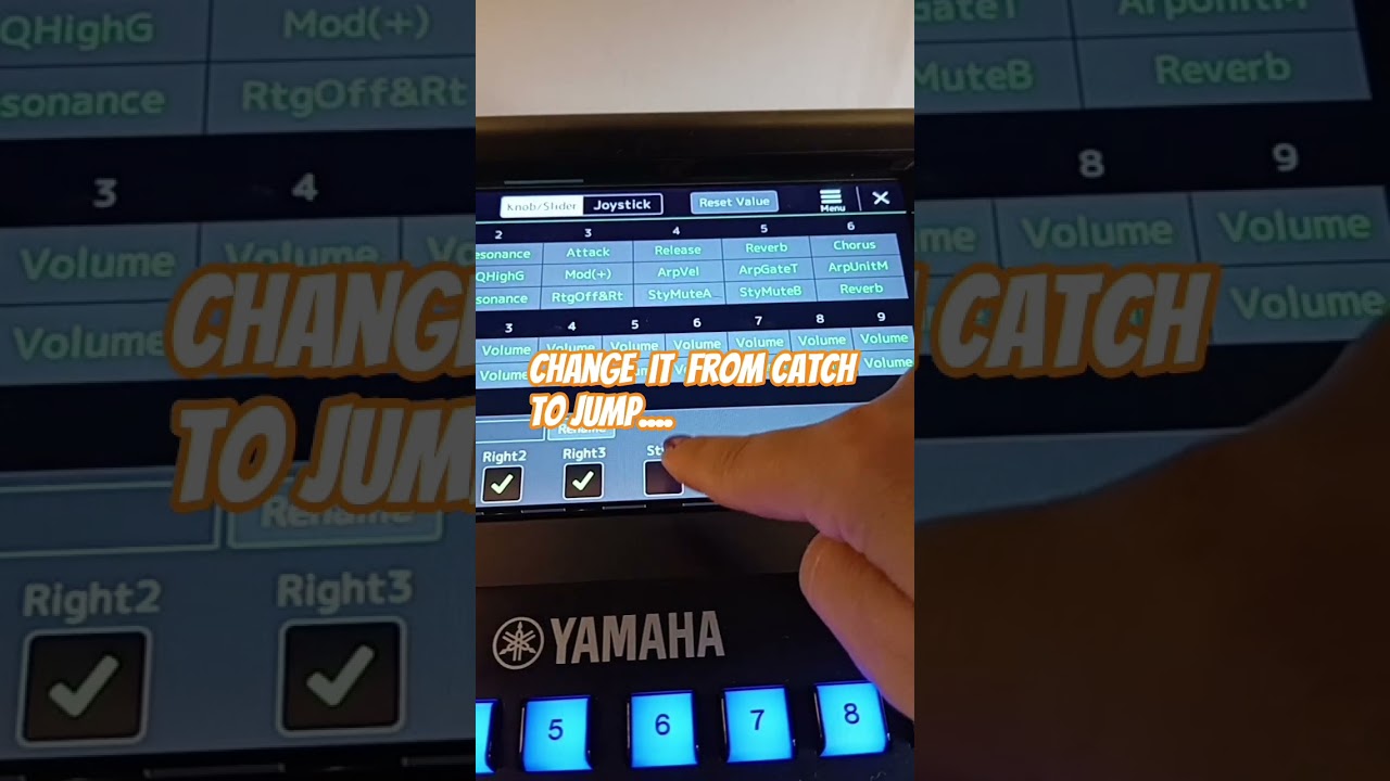 YAMAHA GENOS 2 TIP | Easy adjust for annoying volume contol! 😎🎹🎶#shorts #short #yamaha #genos2