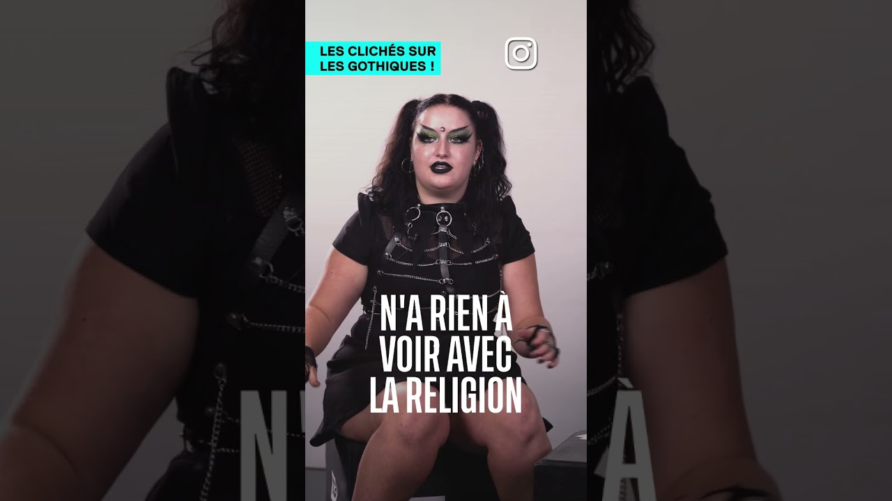 &laquo;&nbsp;Les gothiques sont satanistes ?&nbsp;&raquo; 👺 #shorts
