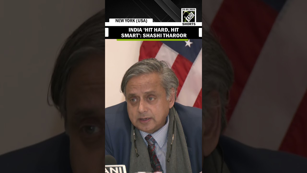 &ldquo;India &lsquo;Hit hard, hit smart&rsquo;&hellip;&rdquo;, Shashi Tharoor lauds Operation Sindoor at Indian Consulate in US