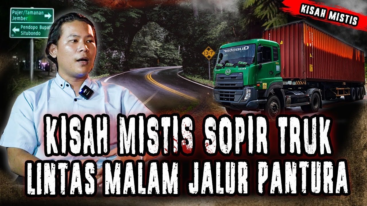 NGERI!! SENDIRIAN BAWA MOBIL TRUK LINTAS JALUR PANTURA MALAM HARI,SAMPE KECELAKA4N M4UT DIJALAN