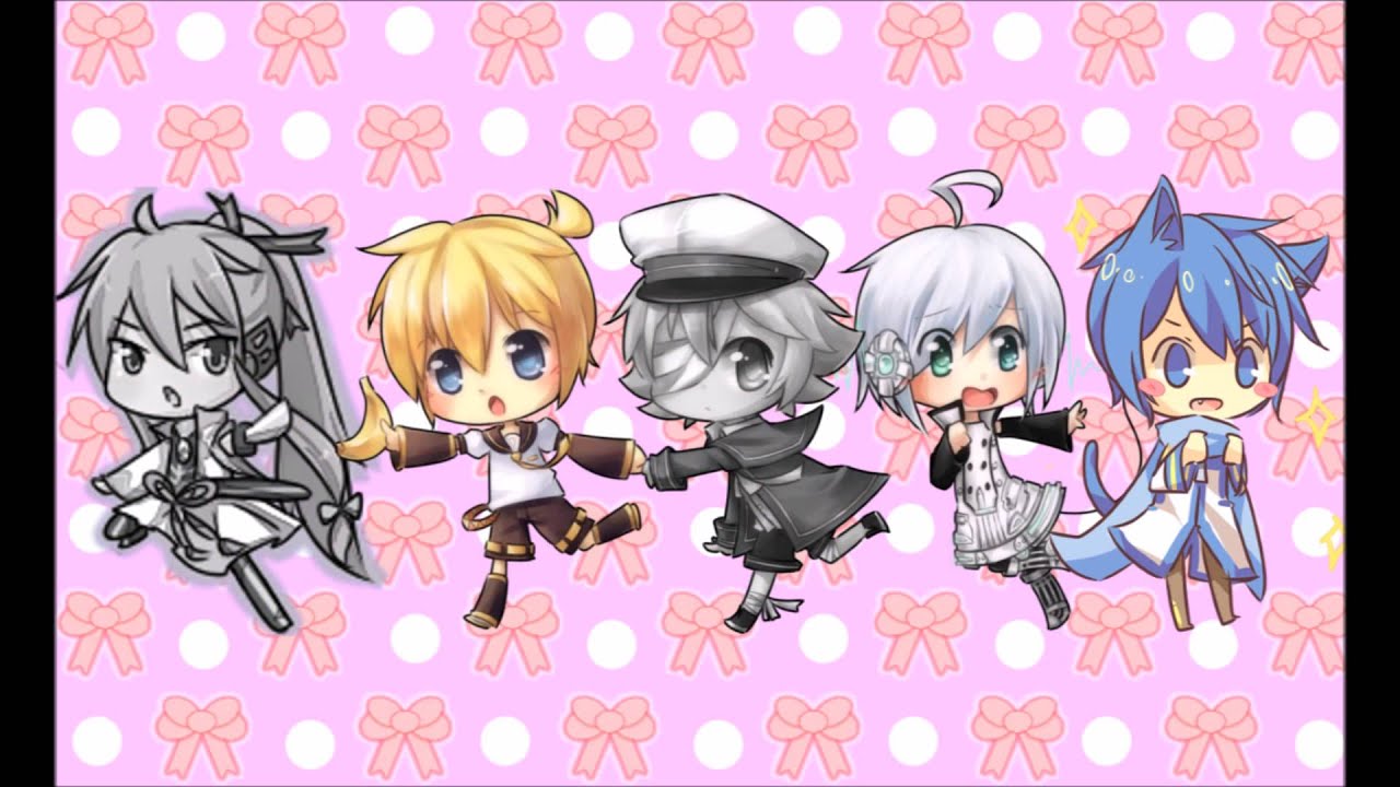 ~Tsukema Tsukeru~ 5 Vocaloid Chorus (KAITO, Kagamine Len, Oliver, Utatane Piko, Kamui Gakupo)