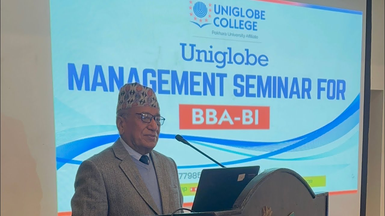 Highlights from the Uniglobe Management Seminar conducted for the BBA-BI 11th Batch, 5th Semester. 