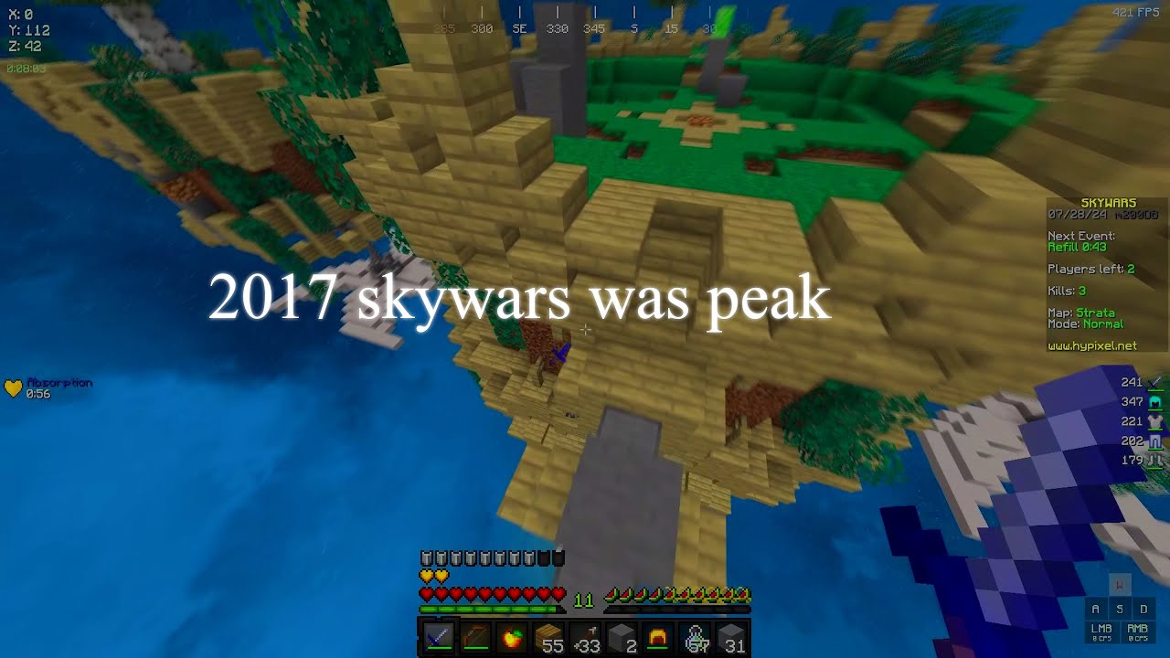 (240 FPS) yapping about ranked skywars + telling a story