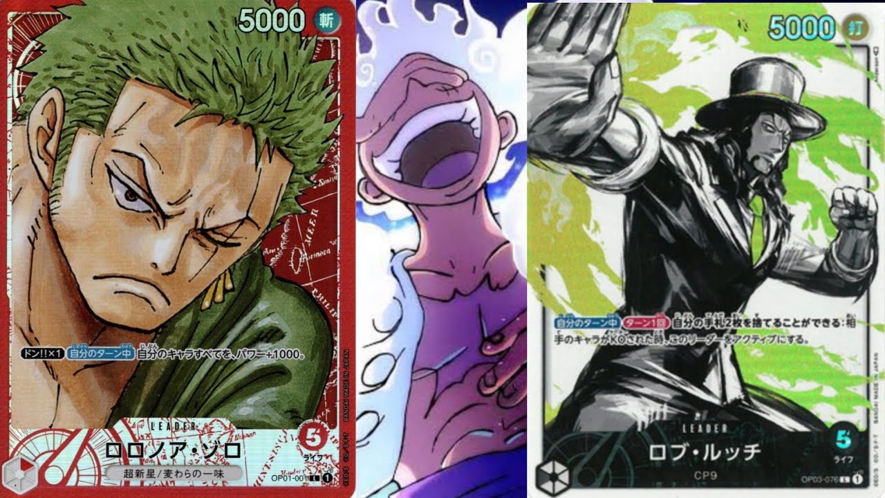 One Piece Card Game: Zoro vs Rob Lucci [OP-05]