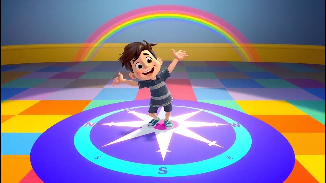 North - South - East - West - Direction Song | Kids Song | SaGee Tv