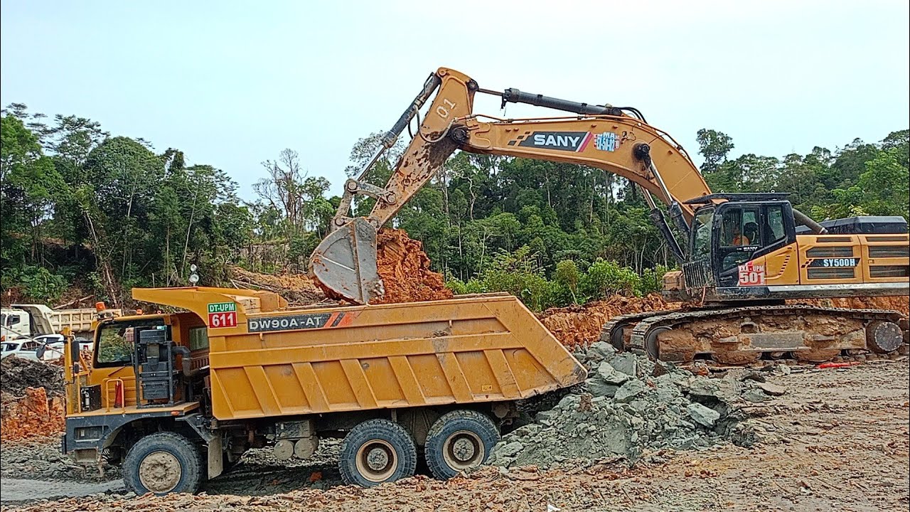 Tutorial Loading Tanah Pake Excavator 