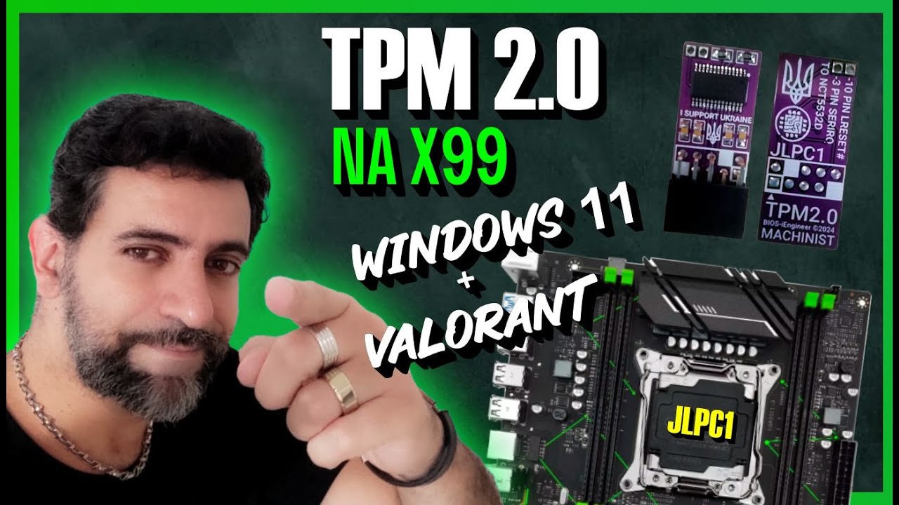 INSTALEI O MÓDULO TPM 2.0 NA MINHA X99 MR9A COM W11 - RODANDO VALORANT