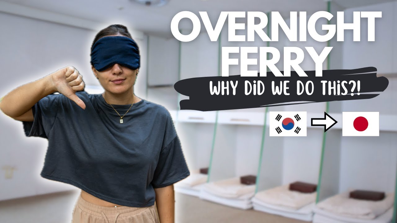 We travelled from South Korea to Japan by BOAT 🇯🇵 🇰🇷