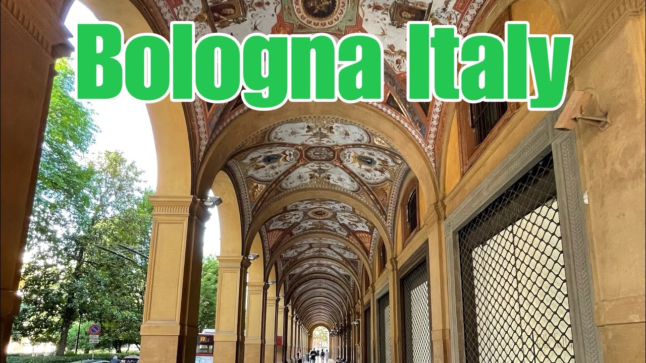 Bologna Italy 4K Walk l Street View l City Walk l Summer 2022