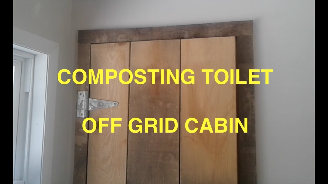 SAWDUST TOILET IN DRY OFF GRID CABIN