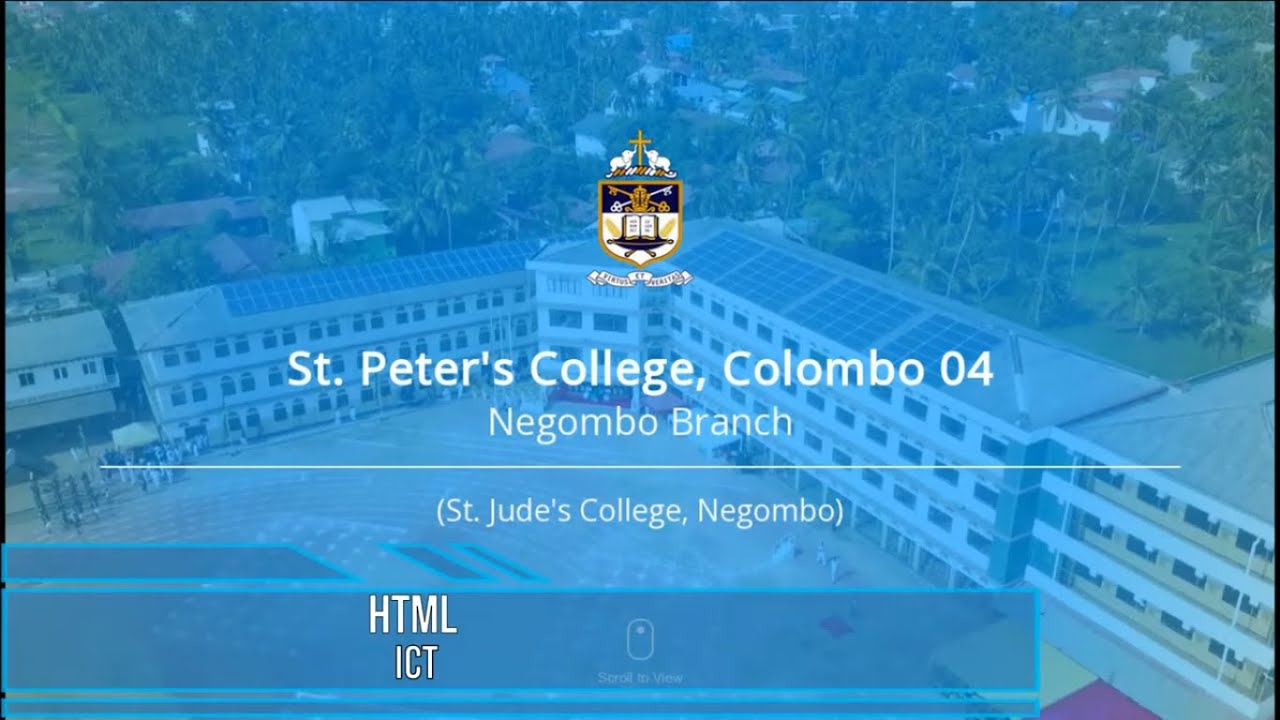 HTML - ICT (Grade 11)