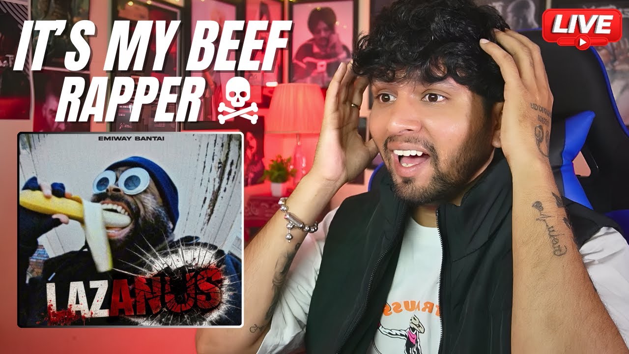 EMIWAY BANTAI - LAZANUS REACTION VIDEO☠️ !!