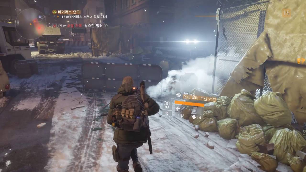 톰 클랜시의 더 디비전 pc판_68화_바이러스 연구_클린턴 공원_Tom Clancy's The Division