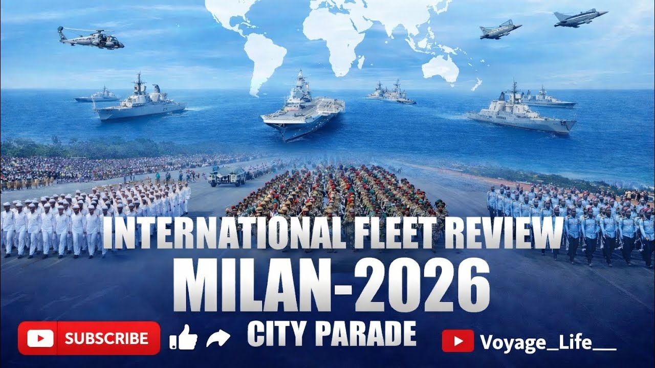 MILAN 2026 🇮🇳City Parade | Massive Display of Indian/international Navy Power in Visakhapatnam.