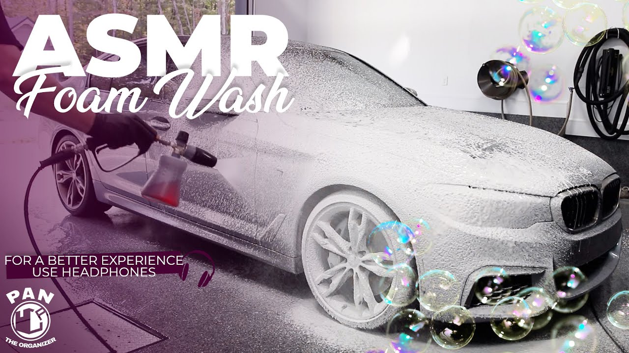 Satisfying Foam Wash : Exterior Auto Detailing of my Car!