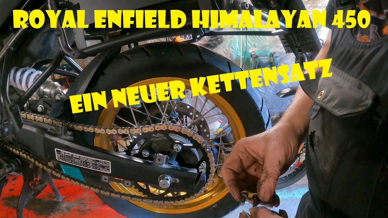 Ein neuer Kettensatz für die Royal Enfield Himalayan 450