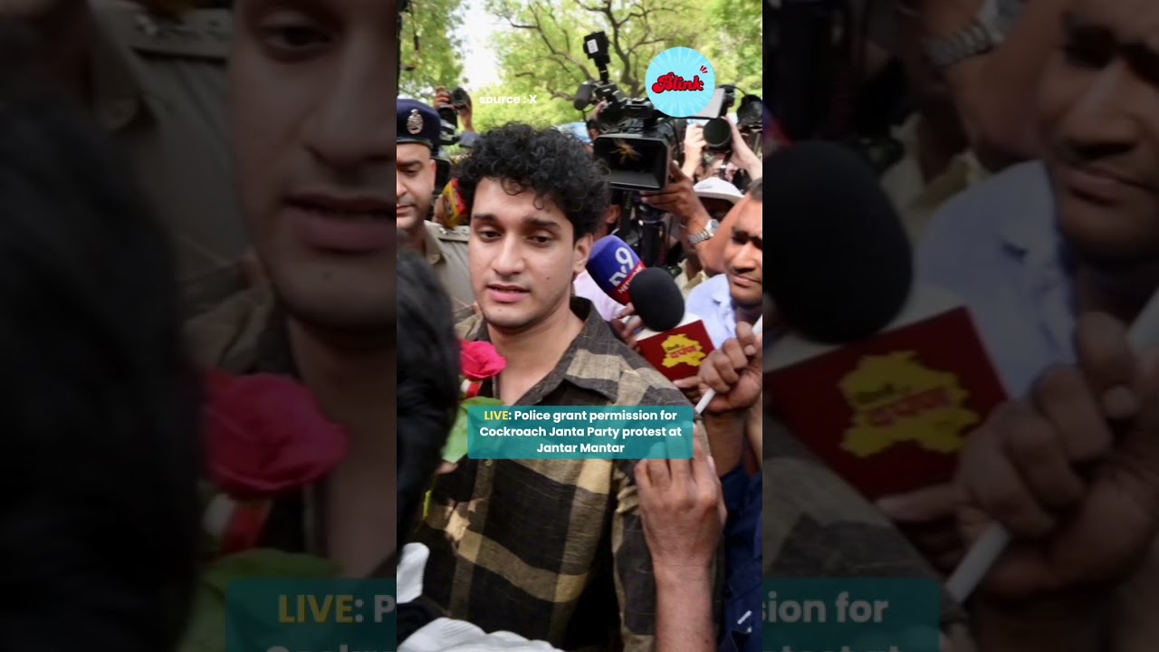 Live Update: Police give official permission for Cockroach Janta Party&rsquo;s Jantar Mantar protest