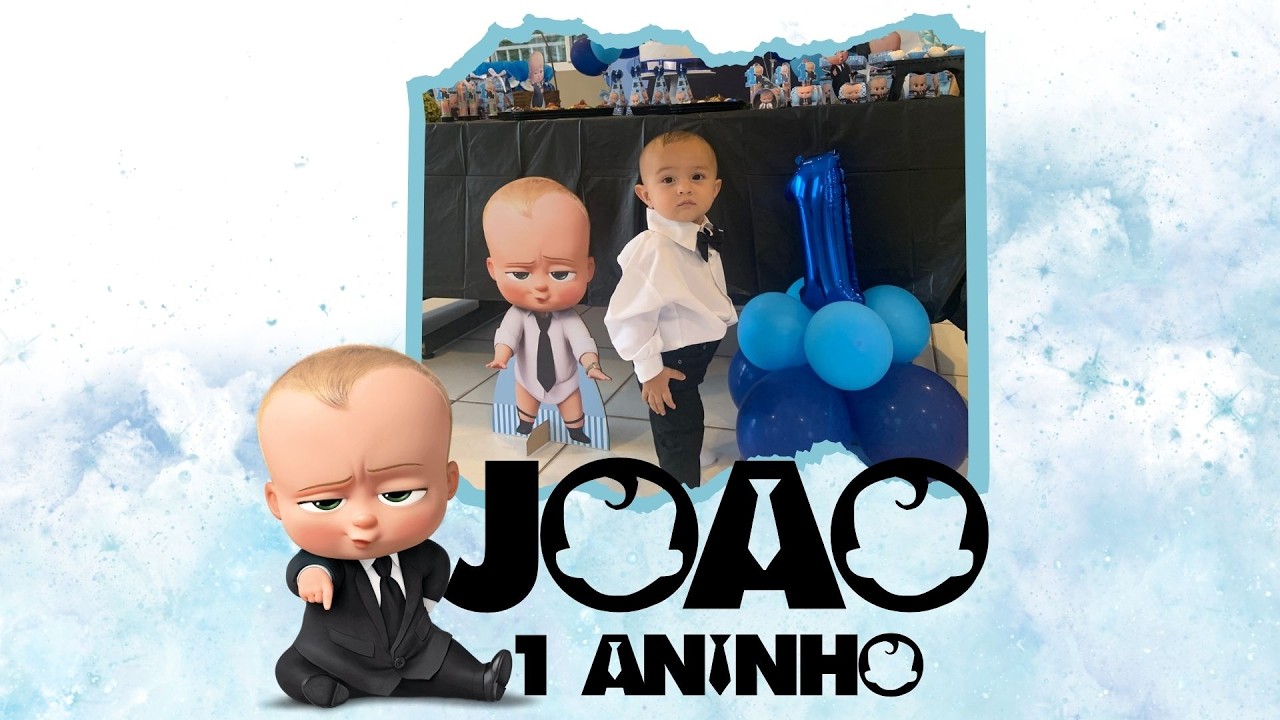 RETROSPECTIVA JOÃO 1 ANO - PODEROSO CHEFINHO