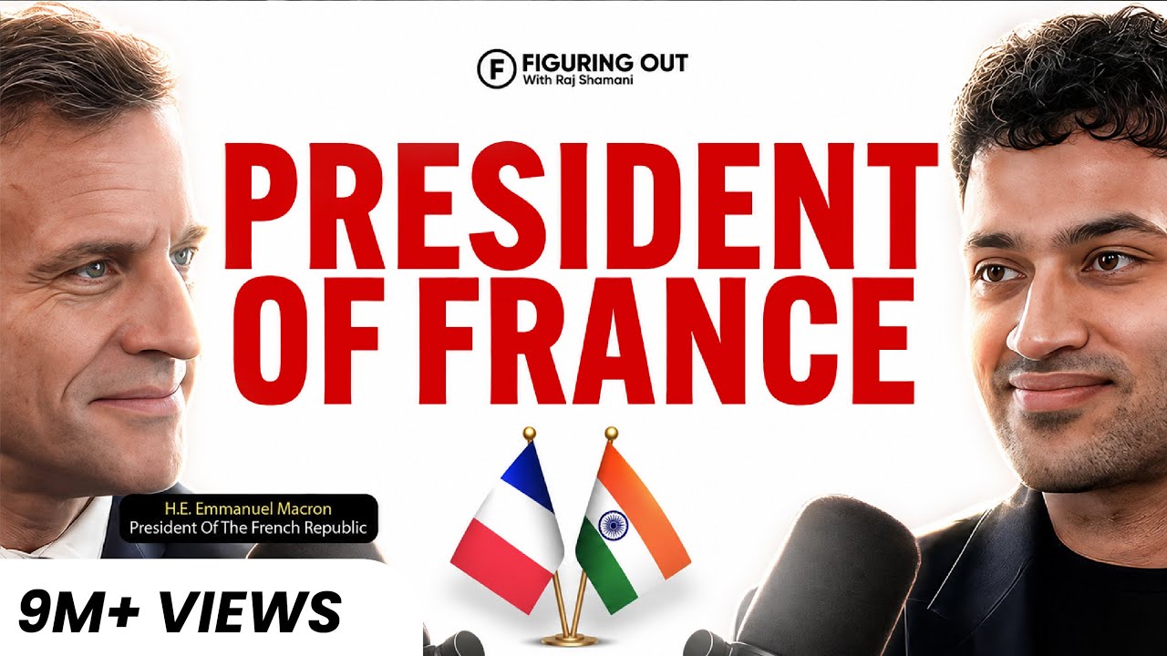 H.E. Emmanuel Macron on New World Order, India, AI, China + US & Modi | FO473 Raj Shamani
